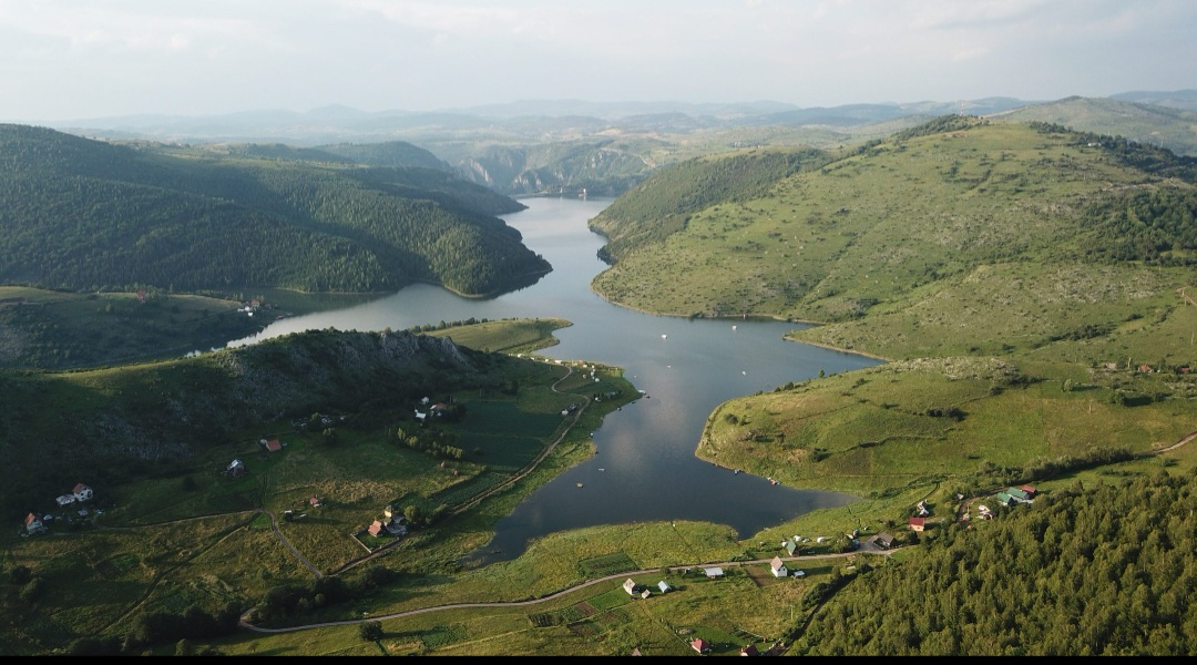 Uvac Lake from above