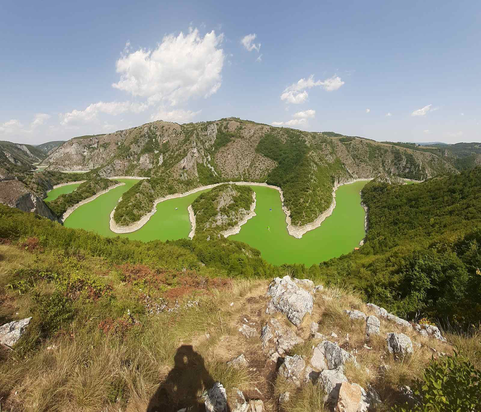The entrenched meanders — panorama